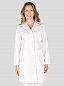 Bata mujer sarga m/l blanca red line